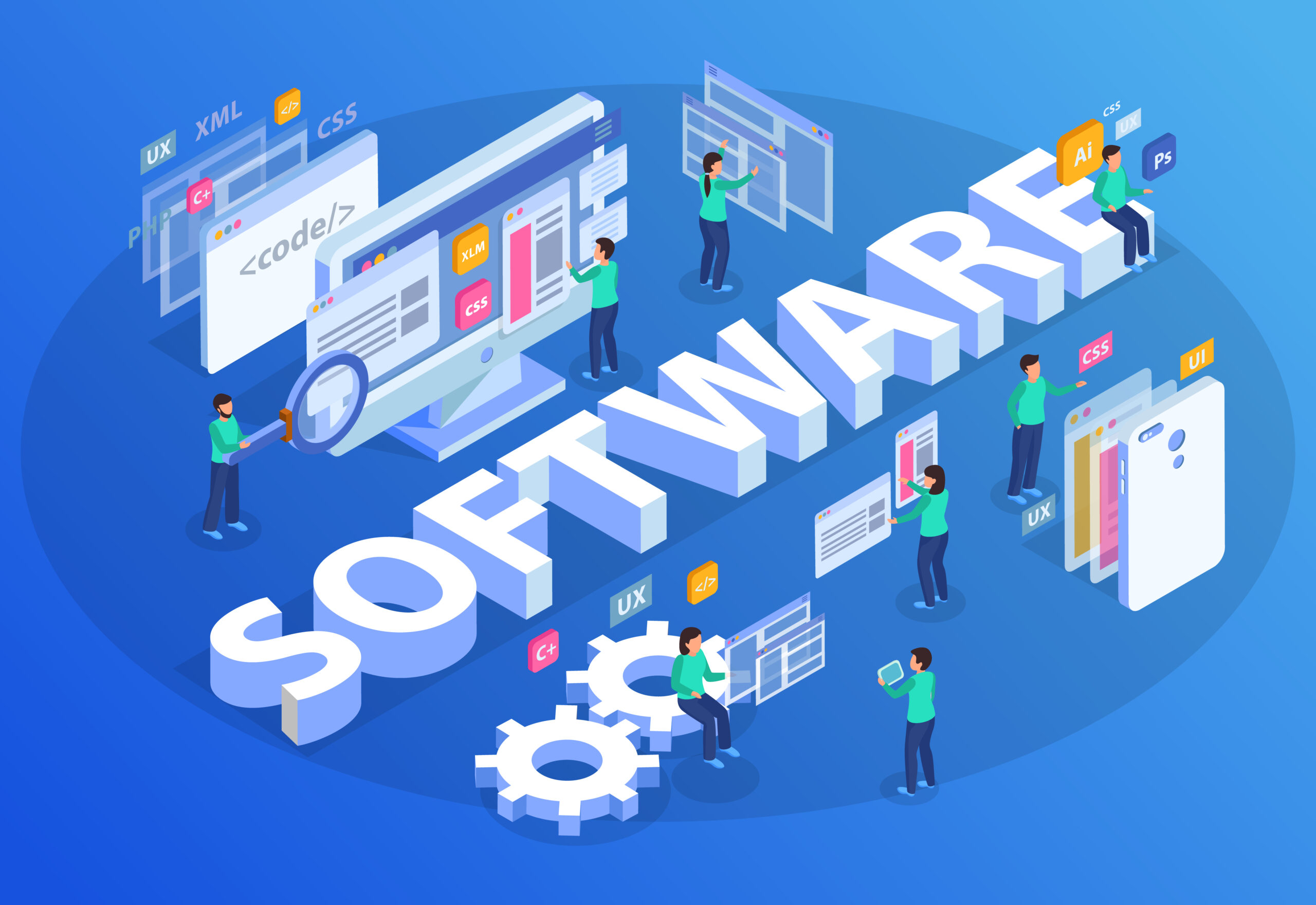 Software Services<p><ul style="text-align: left;; font-size: 14px;"> <li>Custom Software Development: Tailored applications to meet specific business needs.</li> <li>Cloud Solutions: Migration, management, and support for cloud platforms.</li> <li>Cybersecurity: Protection against threats with the latest security measures.</li></ul>